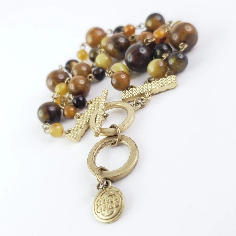 Dana Buchman Bracelet Brown Earth Tones